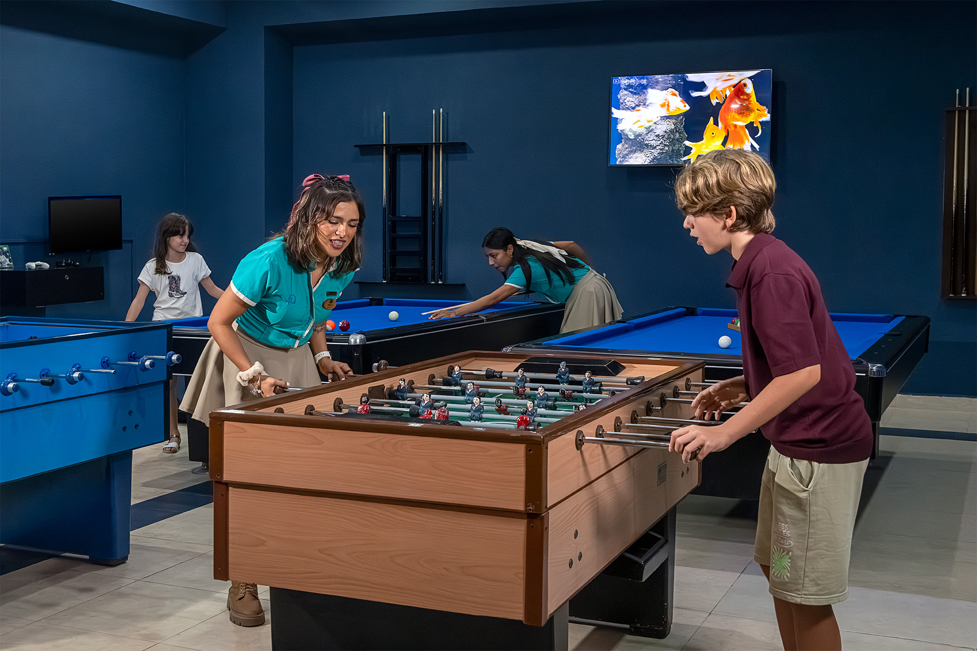 Kids and Teens Enjoying Fun Activities at an All-Inclusive Resort