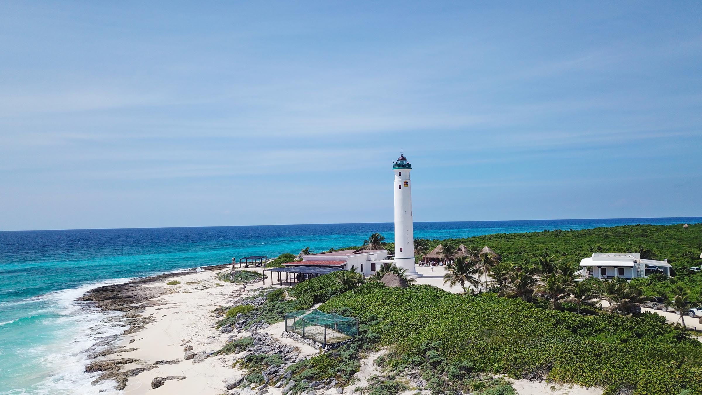 Ceralain Lighthouse at Punta Sur in Cozumel