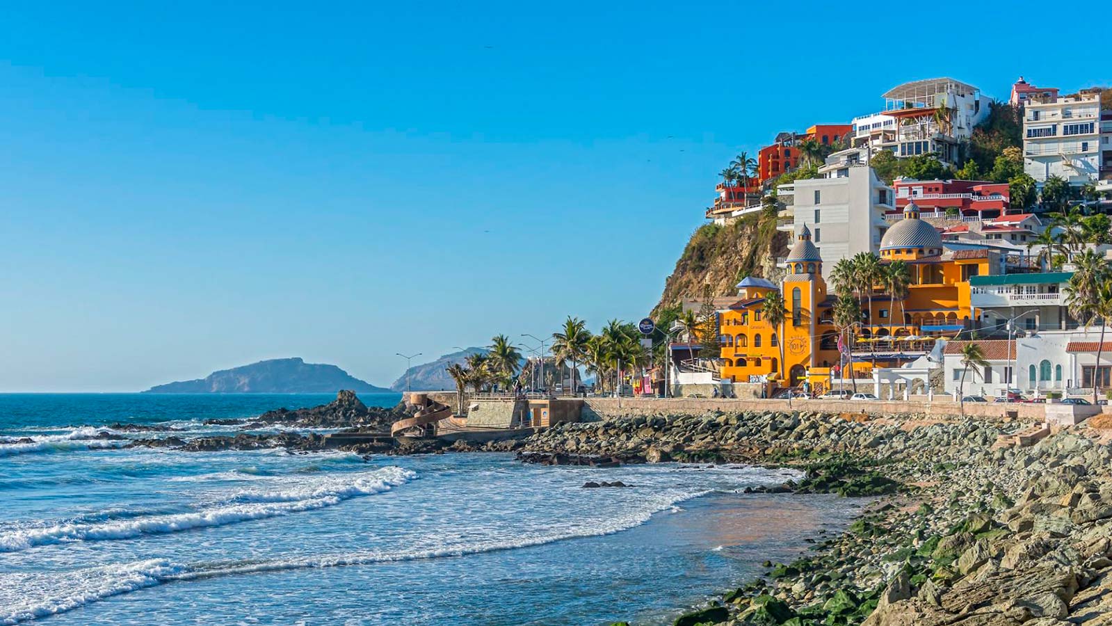 Mazatlan city near the ocean